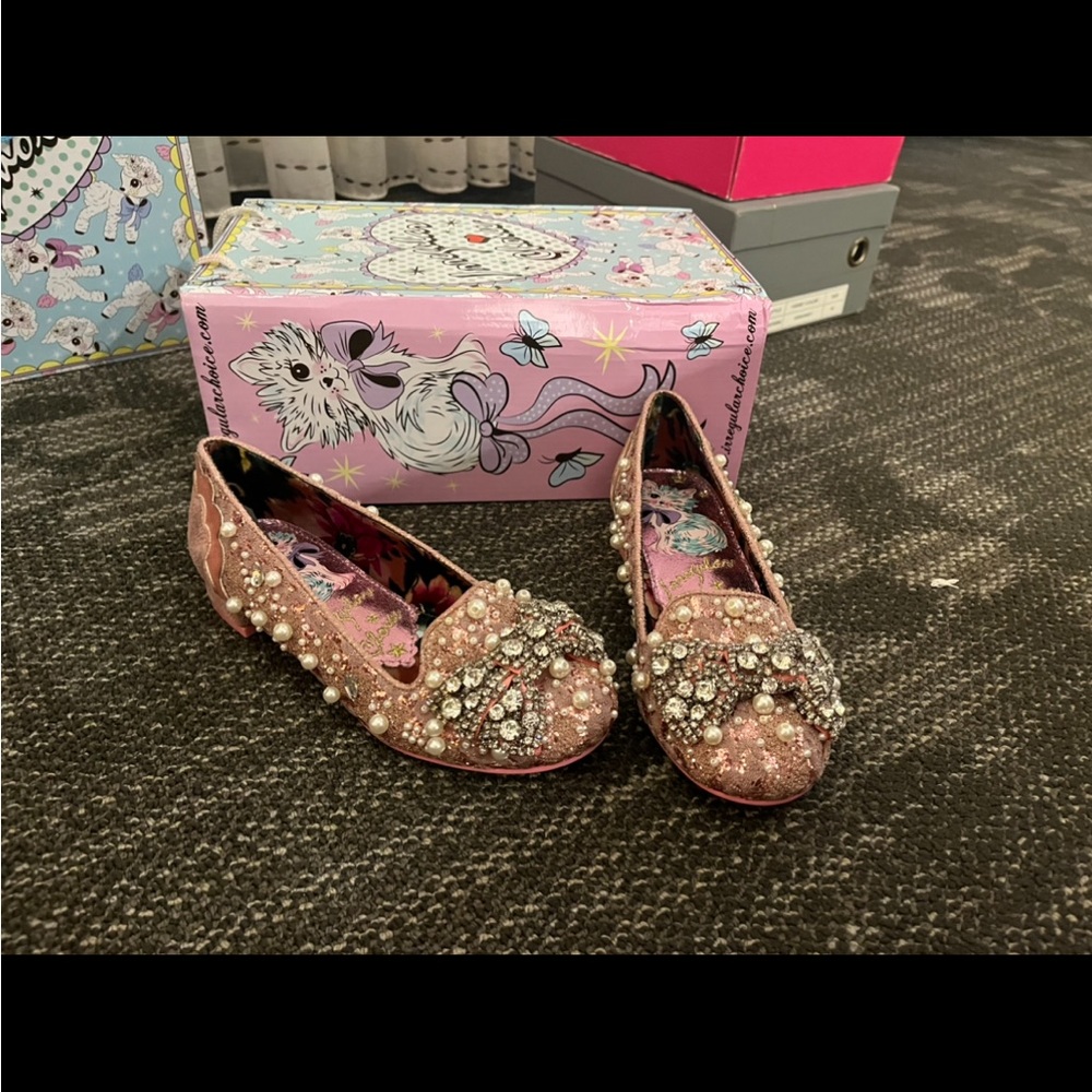 Irregular Choice Dew Drops Pink 35